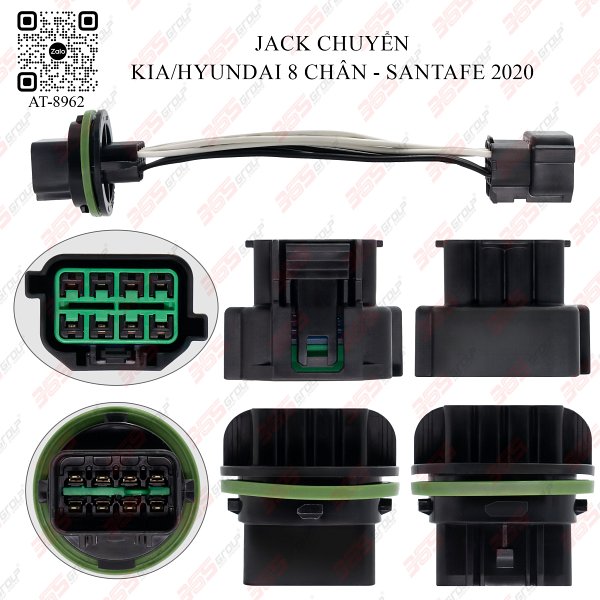 JACK CHUYỂN KIA/HYUNDAI 8 CHÂN - SANTAFE 2020
