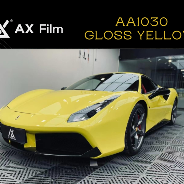 AX WRAP FILM GLOSS YELLOW – MÀU VÀNG BÓNG FERRARI 448 GTB