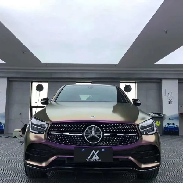 AX WRAP FILM DIAMOND DARK PURPLE - MÀU TÍM ĐẬM ÁNH KIM CƯƠNG