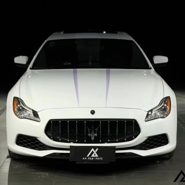 AX WRAP FILM GLOSS PIANO WHITE - TRẮNG PIANO BÓNG MASERATI QUATTROPORTE