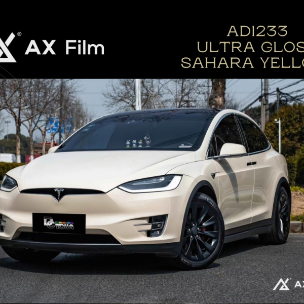 AX WRAP FILM ULTRA GLOSS SAHARA YELLOW - VÀNG SA MẠC SIÊU BÓNG