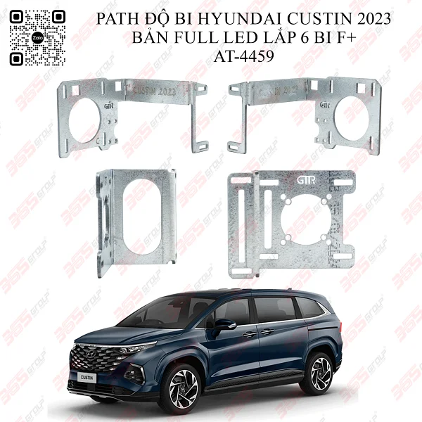 Path độ bi Hyundai Custin 2023 bản full LED lắp 6 bi F+ - AT-4459