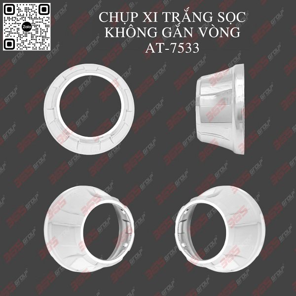 CHỤP XI TRẮNG SỌC KHÔNG VÒNG AT-7533
