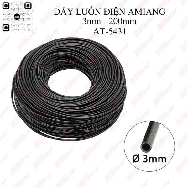 DÂY LUỒN ĐIỆN AMIANG 3MM (200M) AT-5431