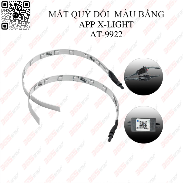 MẮT QUỶ ĐỔI MÀU BẰNG APP X-LIGHT AT-9922