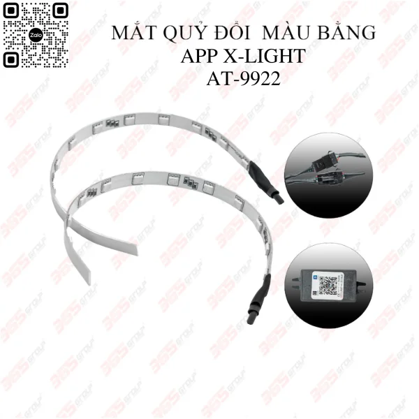 Mắt quỷ đổi màu bằng app X-Light AT-9922