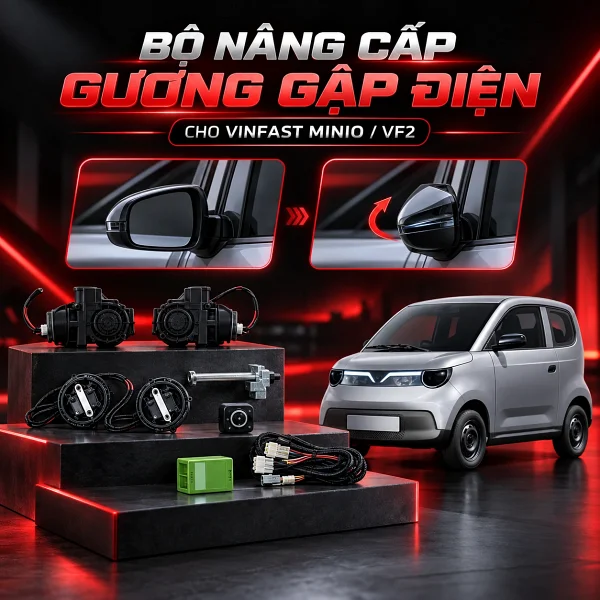 Gương gập điện GBA cho VinFast Minio / VF2