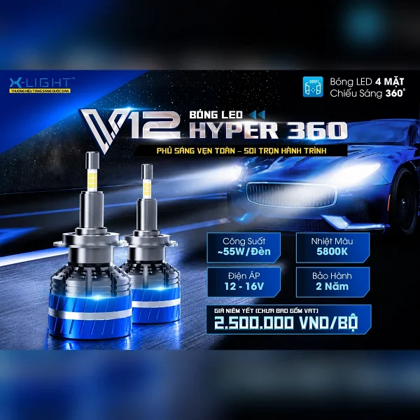 Bóng LED X-Light V12 Hyper 360