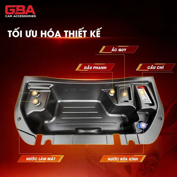 Cốp trước 110L GBA cho VinFast Limo Green / MPV7
