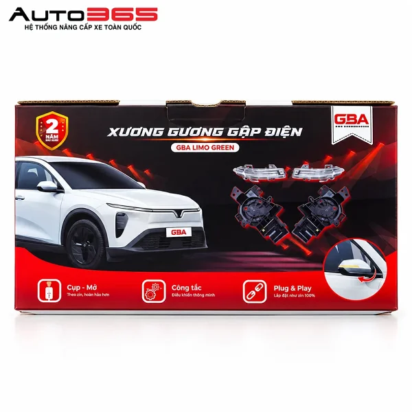 Gương điện xi nhan LED MPV7 GBA cho VinFast Limo Green / MPV7