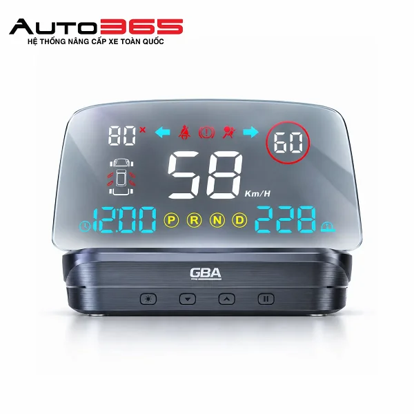 HUD kính lái V2 GBA cho VinFast Limo Green / MPV7