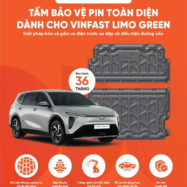 Tấm Bảo Vệ Pin ICAR Armor Pro Cho VinFast Limo Green