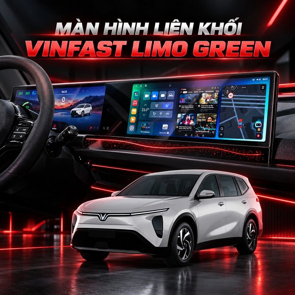 Màn hình liền khối GBA cho VinFast Limo Green / MPV7