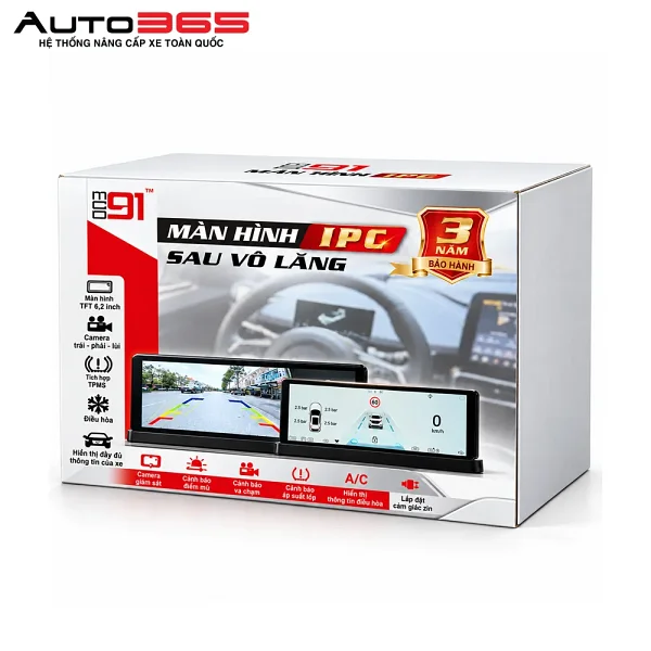 Màn hình ODO IPC GBA cho VinFast Limo Green / MPV7