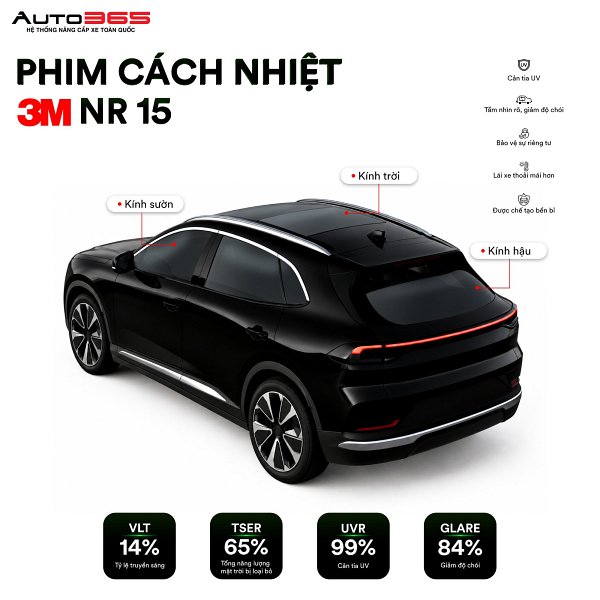 Phim cách nhiệt 3M Ceramic NR 15