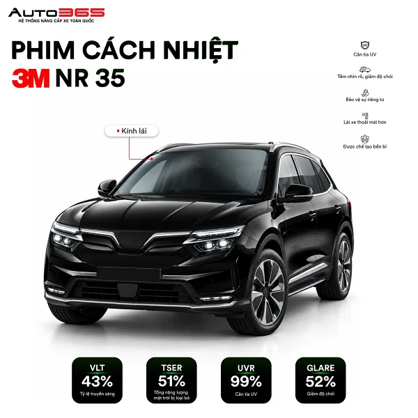 Phim cách nhiệt 3M Ceramic NR 35