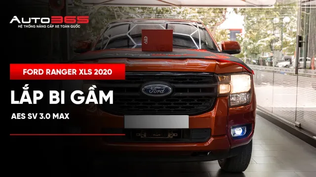 Ford Ranger XLS 2020 lắp bi gầm AES SV 3.0 Max