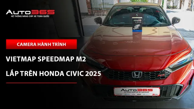 Honda Civic 2025 RS lắp Vietmap Speedmap M2