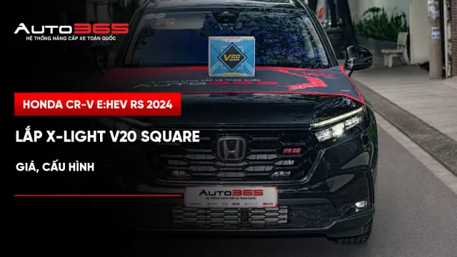 Honda CR-V e:HEV RS 2024 lắp X-Light V20 Square: Giá, cấu hình