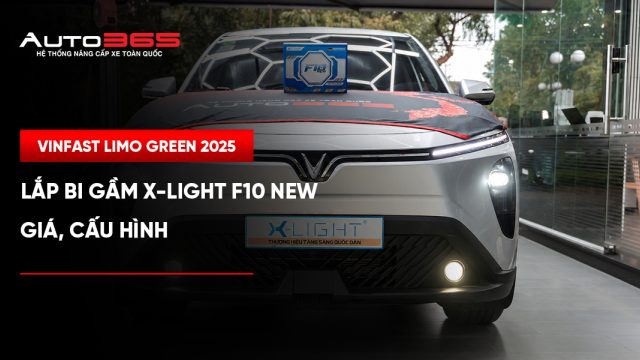 VinFast Limo Green 2025 lắp bi gầm X-Light F10 New: Giá, cấu hình