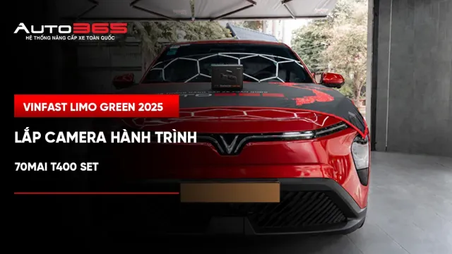 VinFast Limo Green 2025 lắp camera hành trình 70mai T400 Set