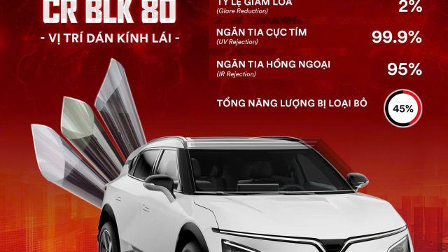 Phim cách nhiệt 3M CR BLK 80