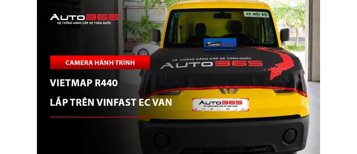 VinFast EC Van 2026 lắp camera hành trình Vietmap R440