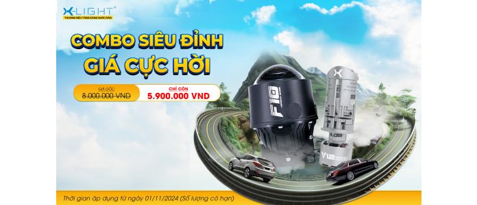 “COMBO SIÊU ĐỈNH - GIÁ SIÊU HỜI” CHO COMBO X-LIGHT V12 HYPER VÀ X-LIGHT F10 NEW