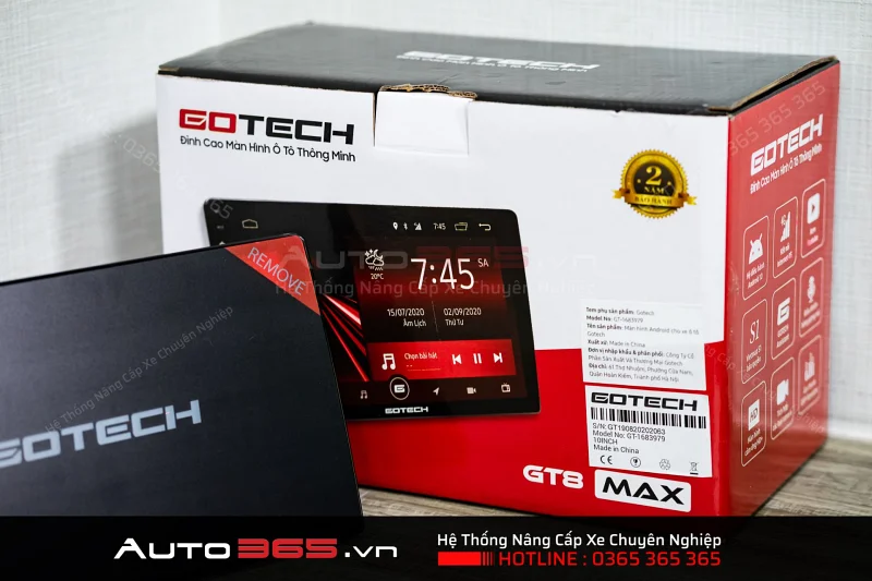 Man Hinh Dvd Gotech Gt8 Max
