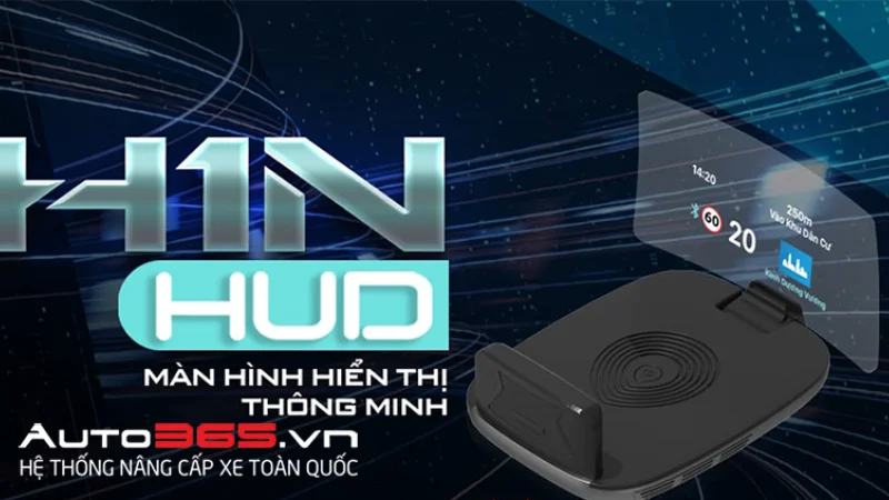 THÔNG TIN, CHỨC NĂNG MÀN HÌNH HUD H1N VIETMAP
