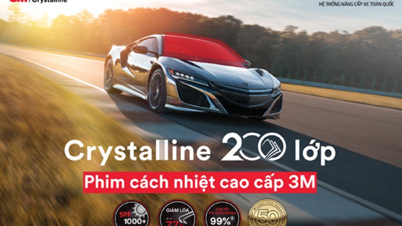 CÔNG NGHỆ ĐỘC QUYỀN MẪU PHIM 3M CRYSTALLINE CR50