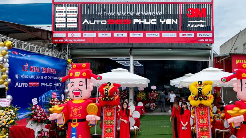AUTO365 PHÚC YÊN CHÍNH THỨC KHAI TRƯƠNG