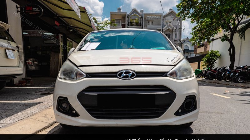 TĂNG SÁNG HYUNDAI GRAND I10 VỚI BI LED TITAN BLACK