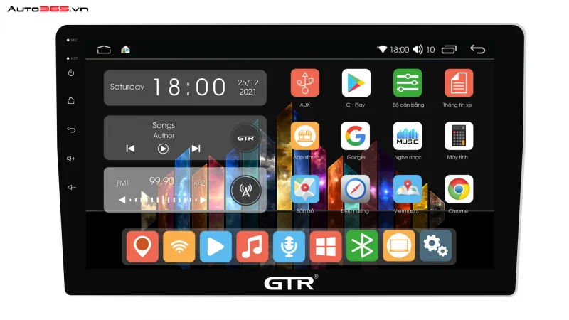 GTR thương hiệu tăng sáng chính thức ra mắt dòng màn hình android cho ô tô