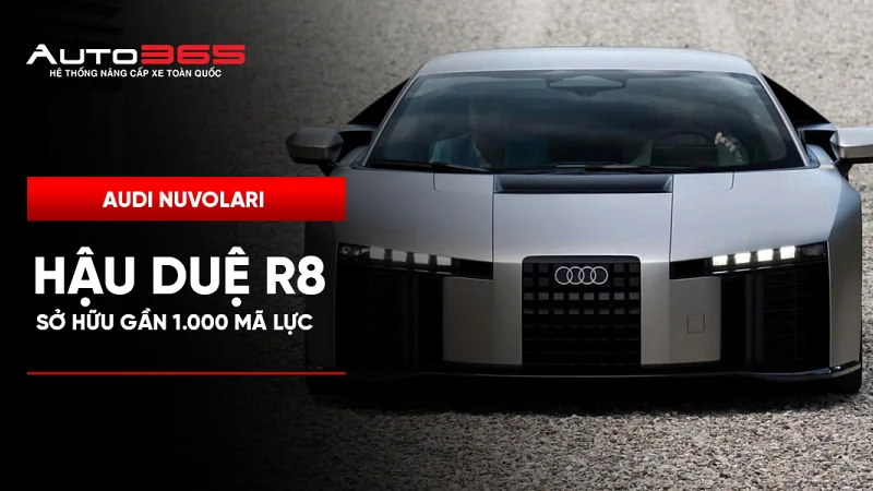 Audi Nuvolari ra mắt: Hậu duệ R8 sở hữu gần 1.000 mã lực 