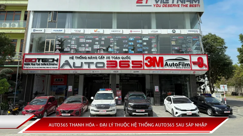 Auto365 Thanh Hóa | Đại Lý Thuộc Hệ Thống Auto365 Sau Sáp Nhập