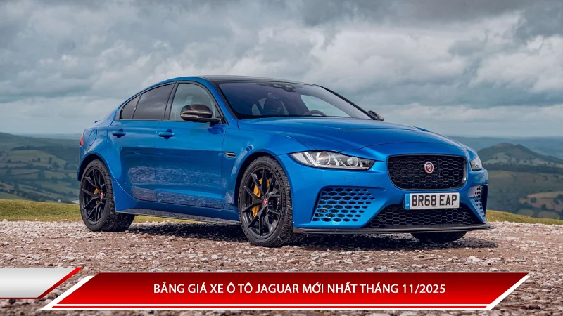  Bảng giá xe ô tô Jaguar mới nhất tháng 11/2025