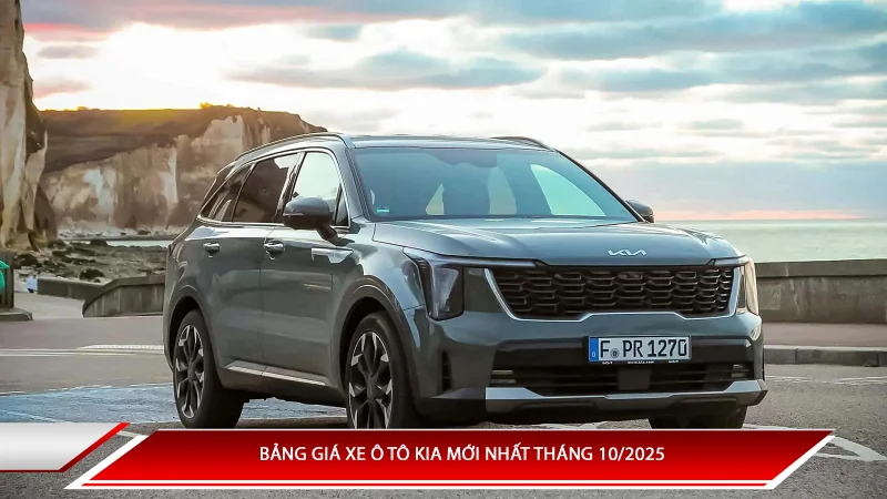  Bảng giá xe ô tô Kia mới nhất tháng 10/2025 
