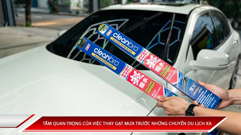 Tầm quan trọng của việc thay gạt mưa trong những chuyến đi xa