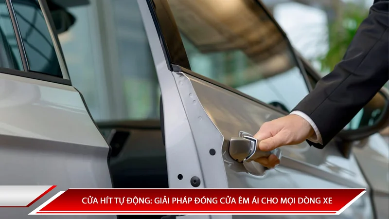 Cửa hít tự động: Giải pháp đóng cửa êm ái cho mọi dòng xe