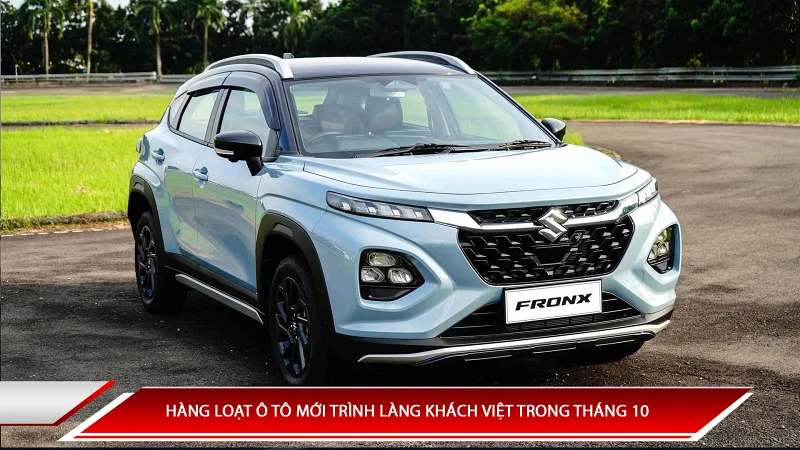 Hàng loạt ô tô mới trình làng khách Việt trong tháng 10