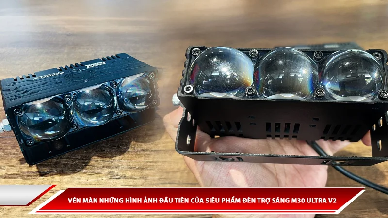Vén màn những hình ảnh đầu tiên của đèn trợ sáng M30 Ultra V2