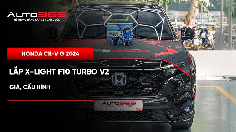 Honda CR-V G 2024 lắp X-Light F10 Turbo V2: Giá, cấu hình