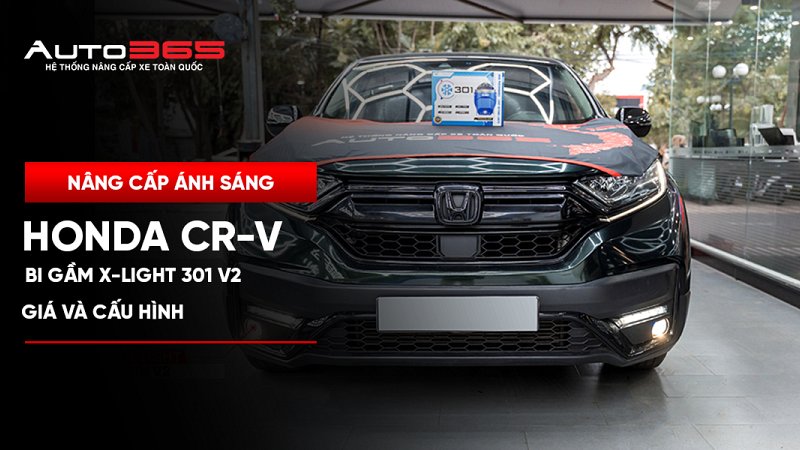Honda CR-V 2023 bản L lắp Bi gầm X-Light 301 V2: Giá và cấu hình
