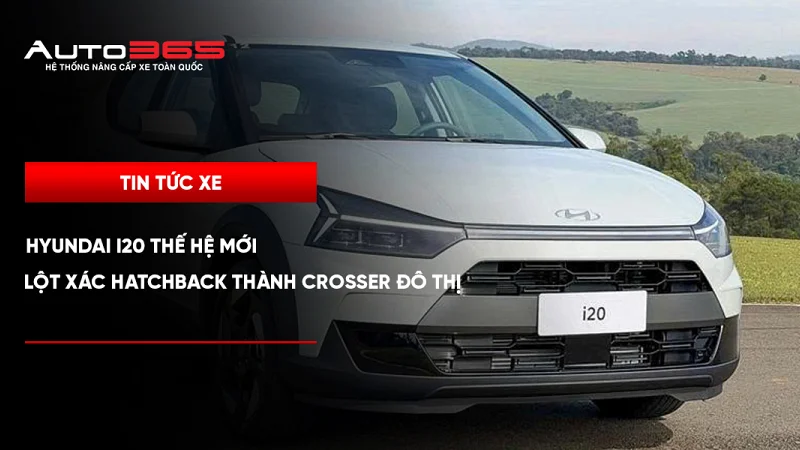 Hyundai i20 thế hệ mới: Lột xác từ hatchback thành crossover đô thị