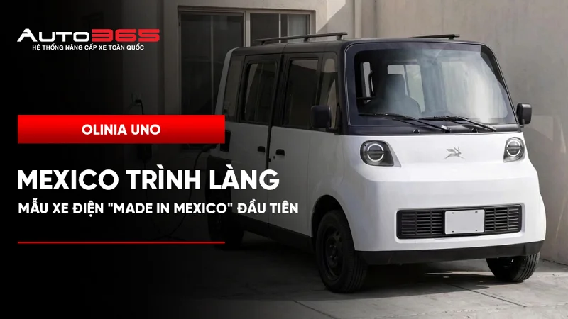 Mexico trình làng mẫu xe điện "Made in Mexico" đầu tiên 
