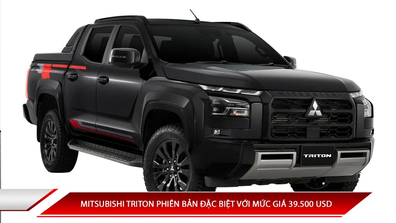 Mitsubishi Triton phiên bản đặc biệt với mức giá 39.500 USD