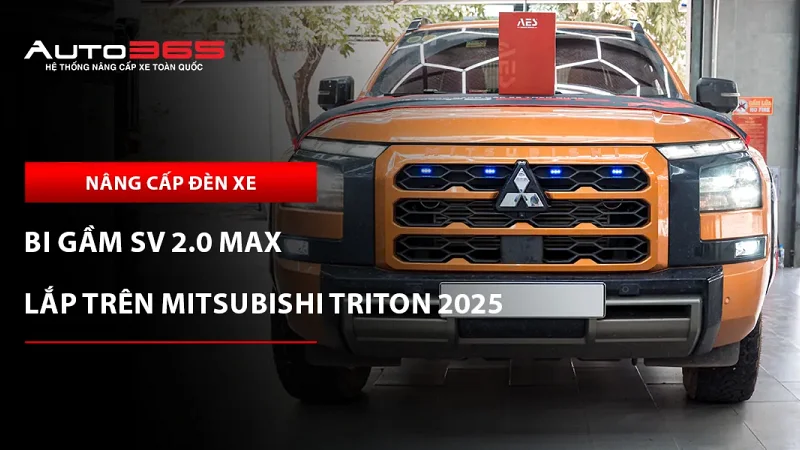 Mitsubishi Triton 2025 lắp AES SV 2.0 Max