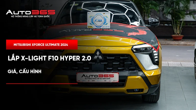 Mitsubishi Xforce Ultimate 2024 lắp X-Light F10 Hyper 2.0: Giá, cấu hình