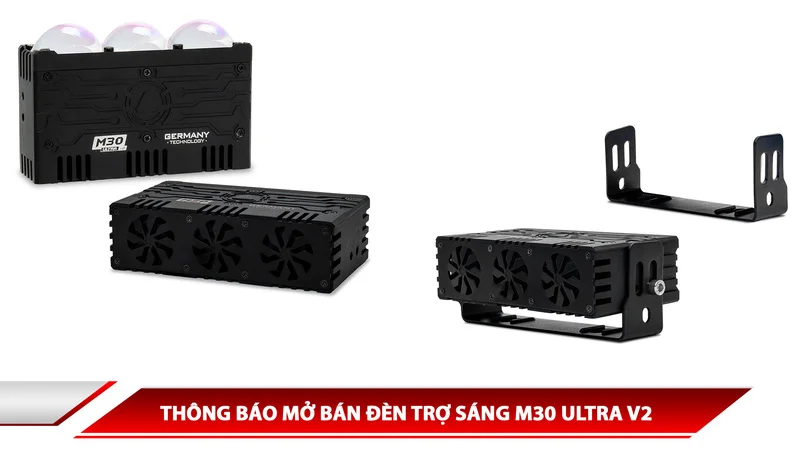 Thông báo mở bán đèn trợ sáng Titan Moto M30 Ultra V2